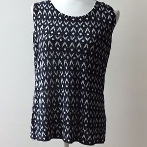 Escada sport silk blend jersey tank